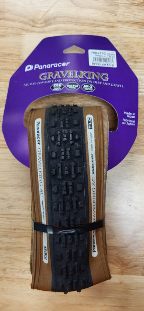 TIRE PAN GRAVEL KING AC KNOBBY 700x33 FOLD TBLS BK/BN