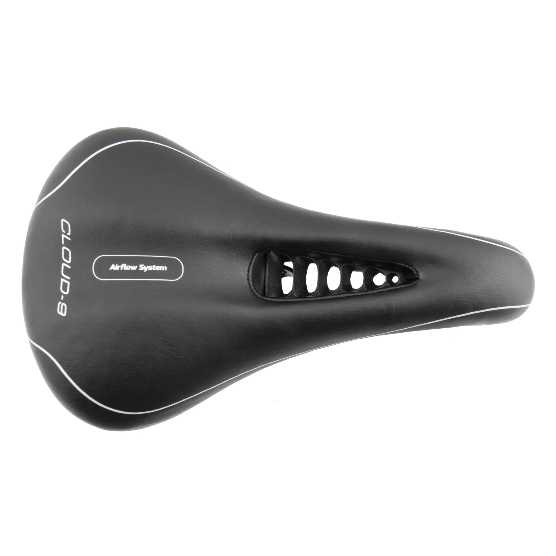 Saddle c9 Mx Airflow Soft Touch Vinyl Wr Bk Black 7.25x5.5quot - Image 3