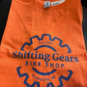 T-Shirt with logo - Orange/Navy