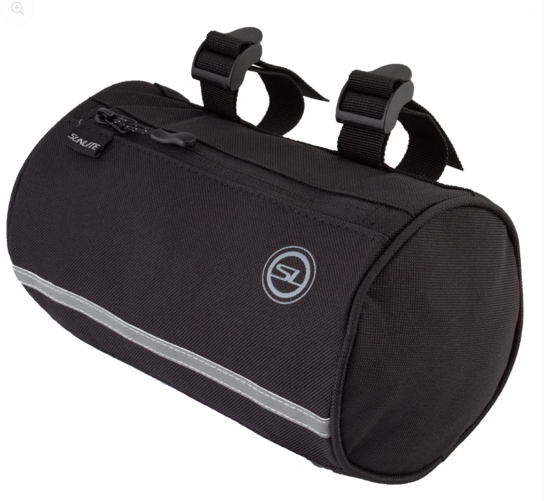 BAG HBAR ROLL w/LINER BK BK (G)