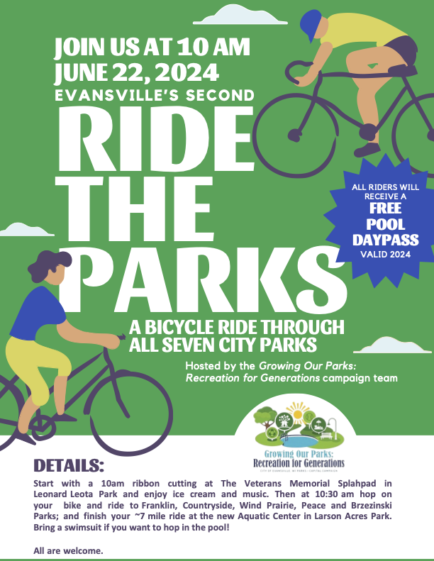 Ride the Parks this Saturday – Shifting Gears Bike Shop