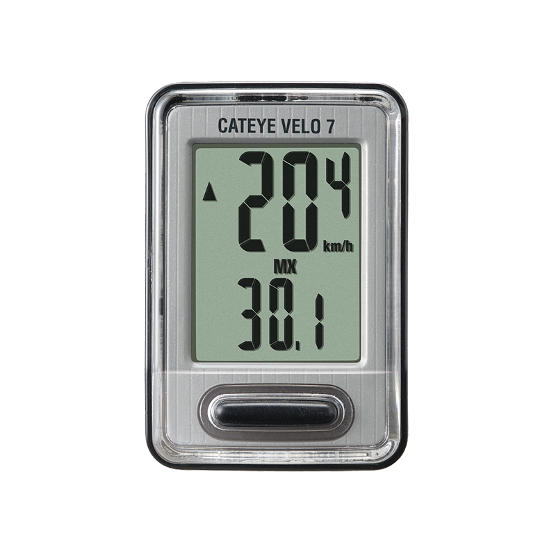 Computer Cateye Cc-vl520 Velo-7 Wired Bk Black