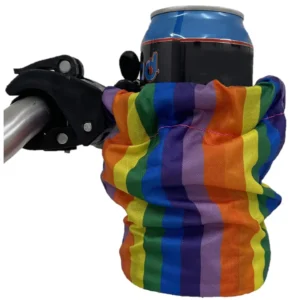 HandleStash Double Rainbow Diamond Shock-Absorbing Cup Holder