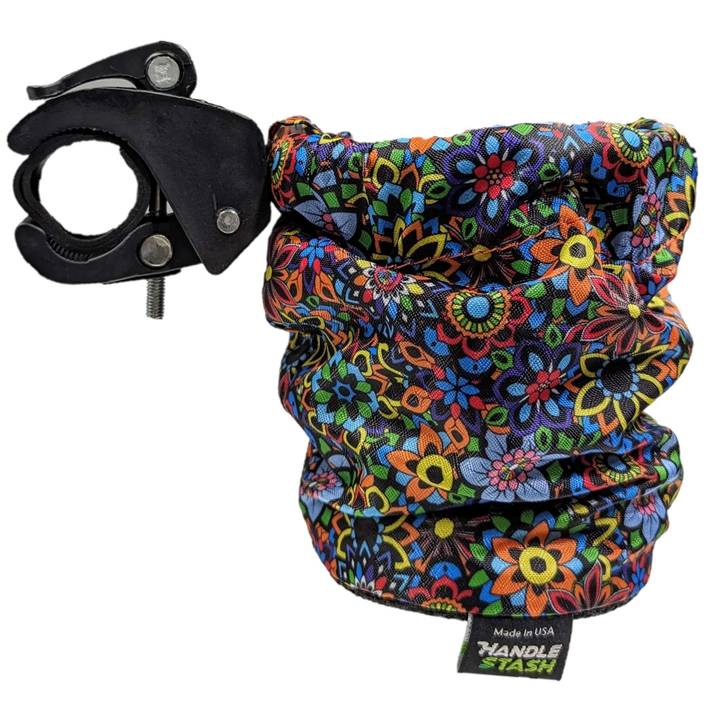 HandleStash Flower Power Shock-Absorbing Cup Holder