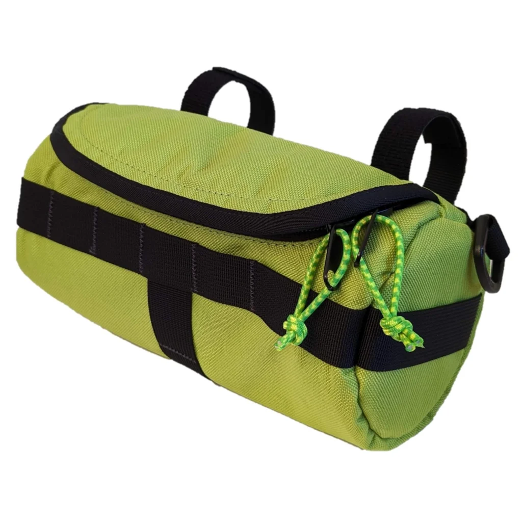 HandleStash Bigmouth Burrito Handlebar Bag - Ski Lime Green
