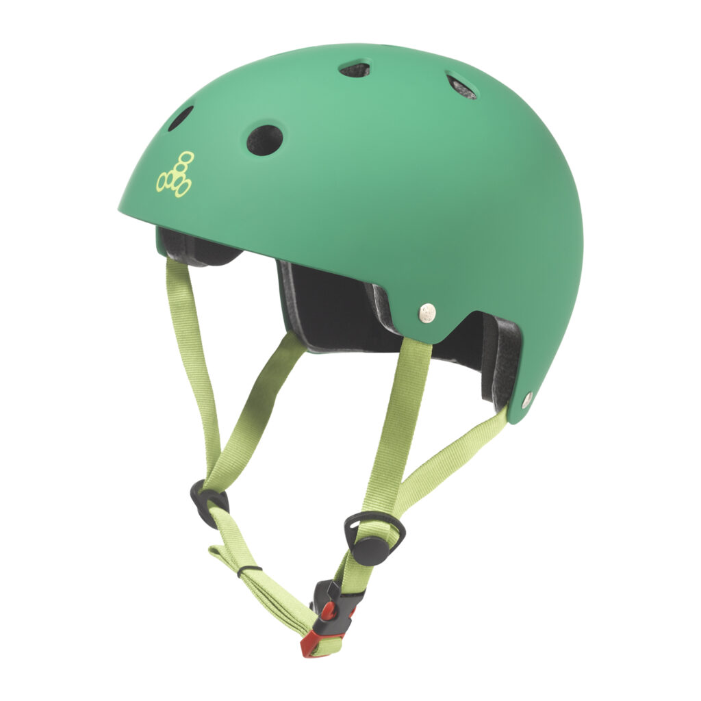 Triple Eight - Dual Certified BMX/Skate Helmet - Green