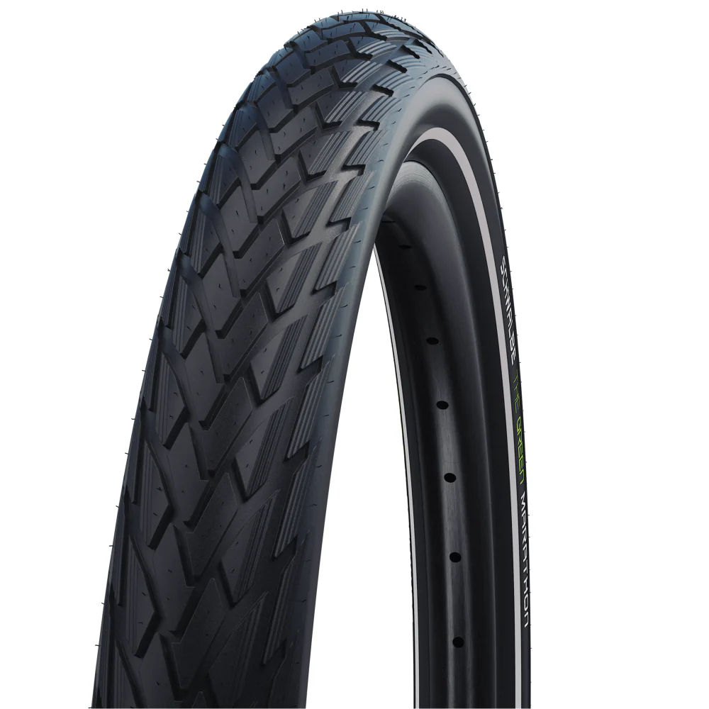 Schwalbe - Green Marathon Tire Greenguard Addix Eco Wire Black/Reflective - 27.5X2.15 - Image 2