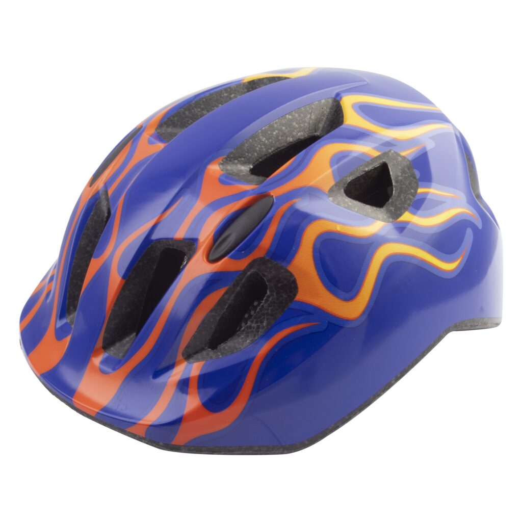 Aerius - V11 - Kids Helmet - Blue Flames