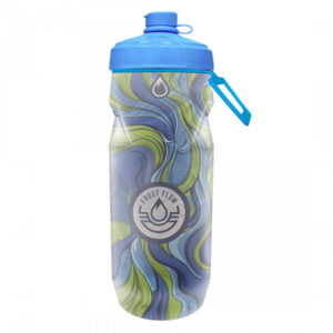 Frostflow 20Oz Insulated Psychedelic Swirl Bottle Blue