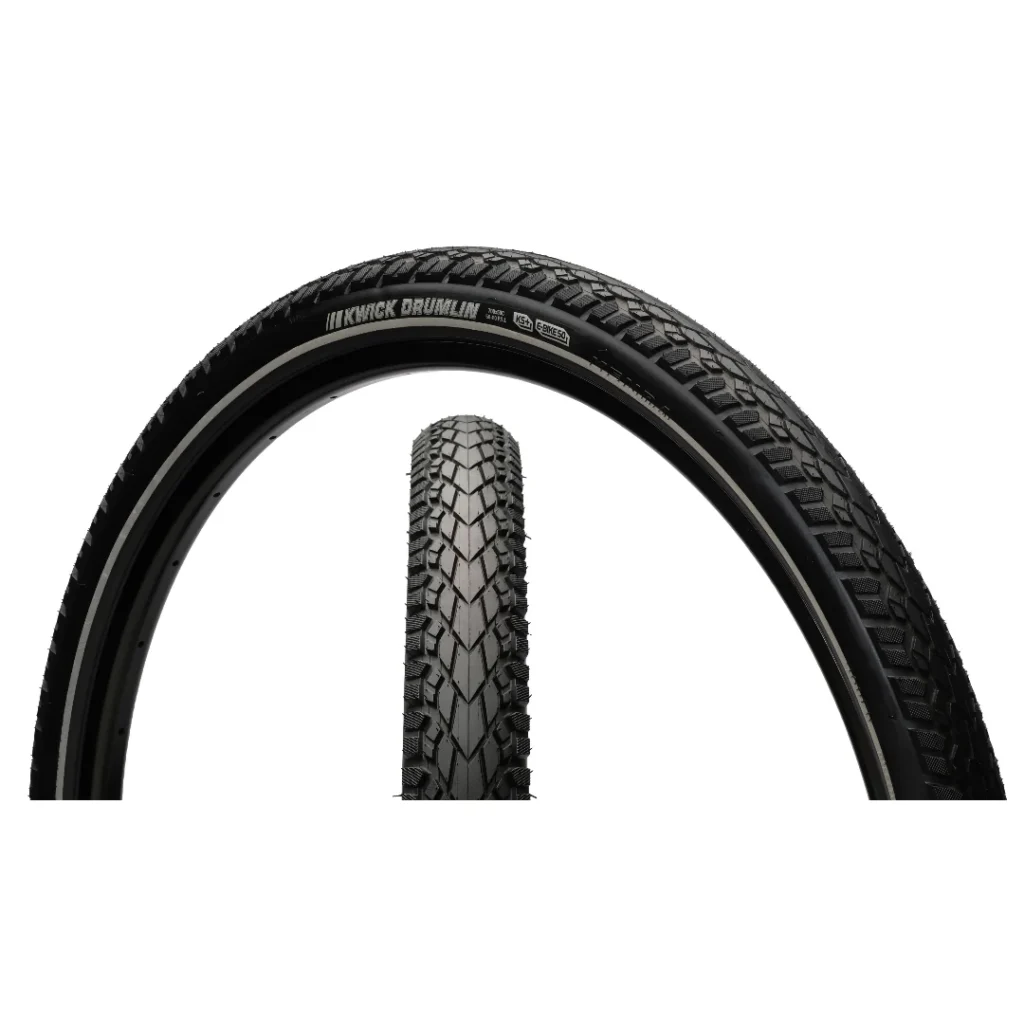Kenda - Kwick Drumlin - 700 X 50 Clincher Wire Black/Reflective K-Shield Src E-50