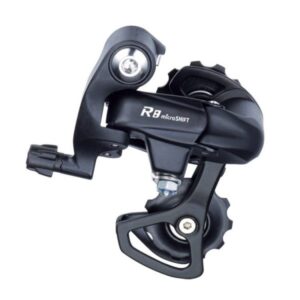 Microshift R8 Rear Derailleur - 8/9 Speed Long Cage Black