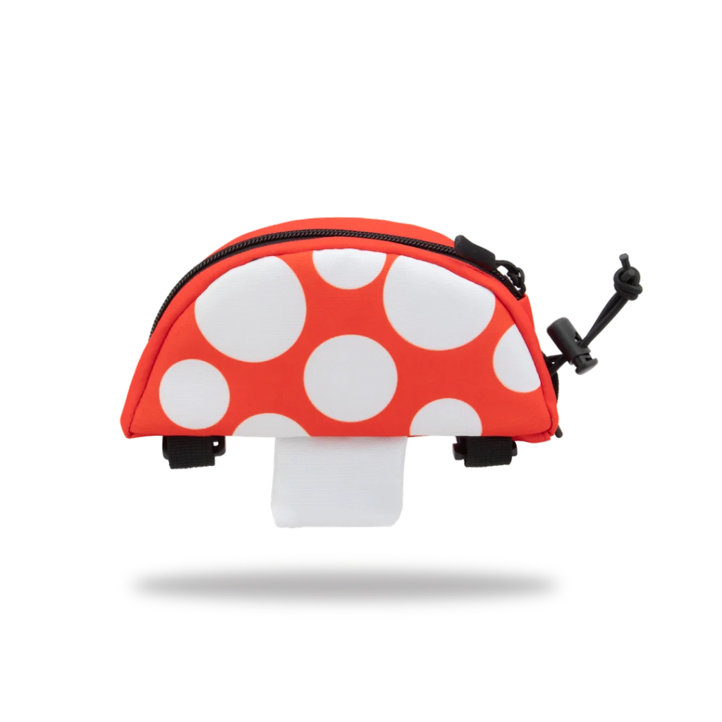 Snack! - Bento Mushroom Frame Bag - Red/White