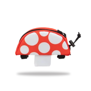 Snack! - Bento Mushroom Frame Bag - Red/White