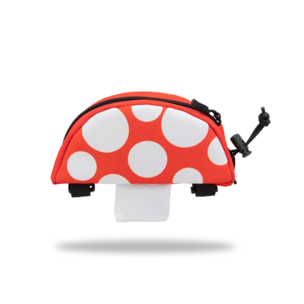 Snack! - Bento Mushroom Frame Bag - Red/White