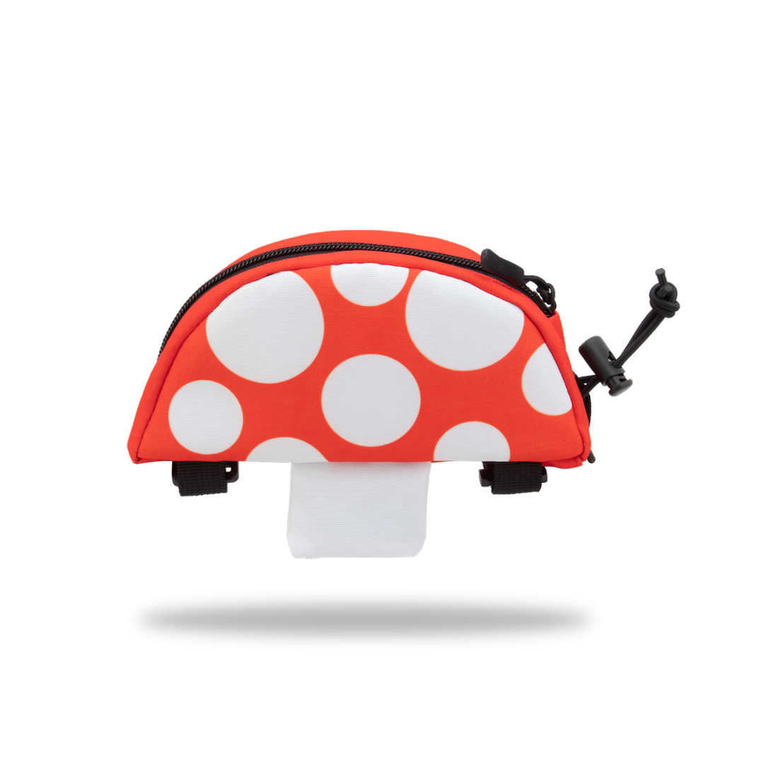 Snack! - Bento Mushroom Frame Bag - Red/White