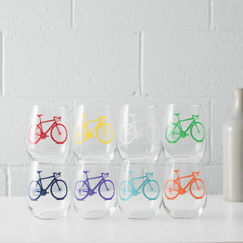 Vital Industries - Road Bike Glasses - Stemless Wine - Image 2
