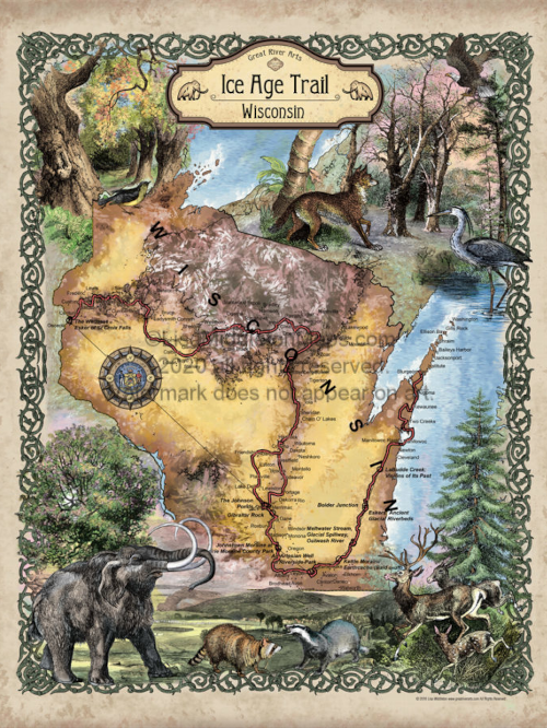 Ice Age Trail Alliance - Great River Art Map