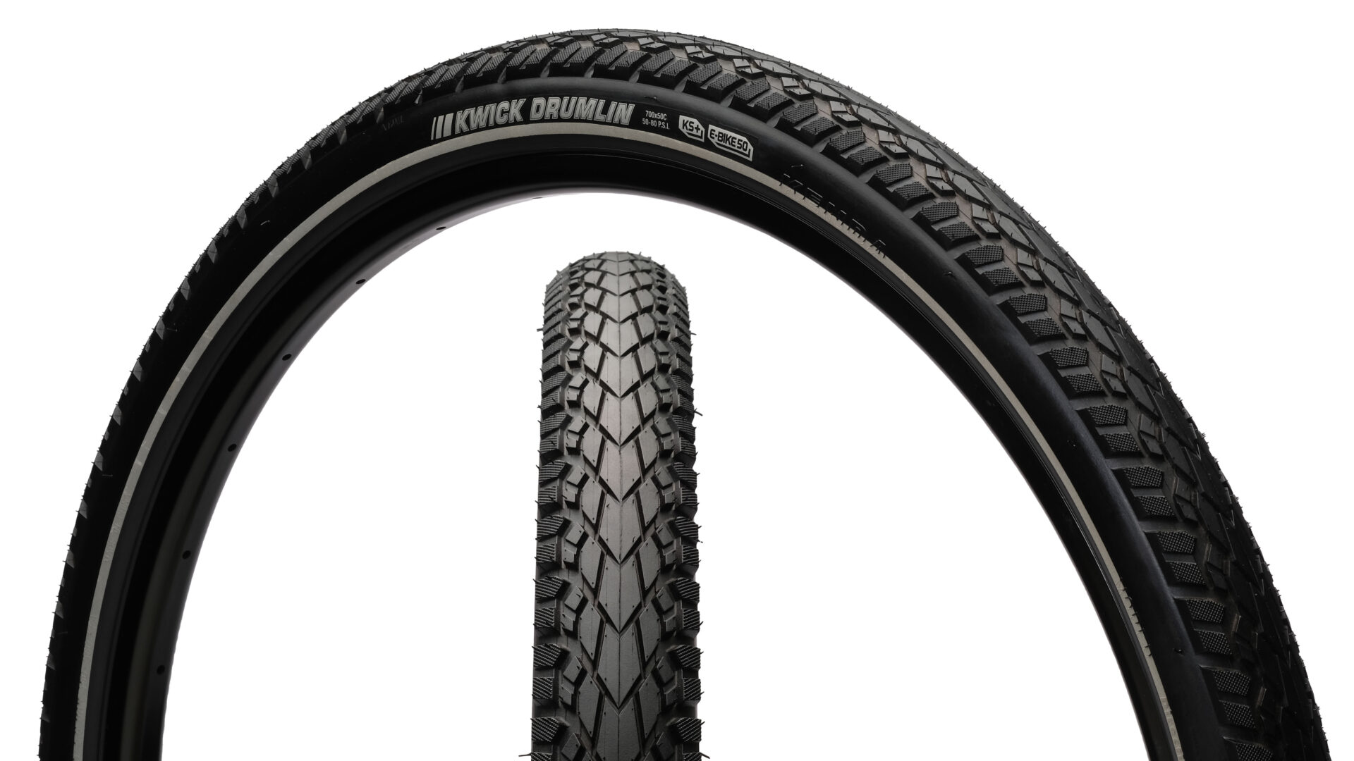 Kenda 700X42 K1216 Kwick Drumlin W/K-Shield-E Black/Reflective